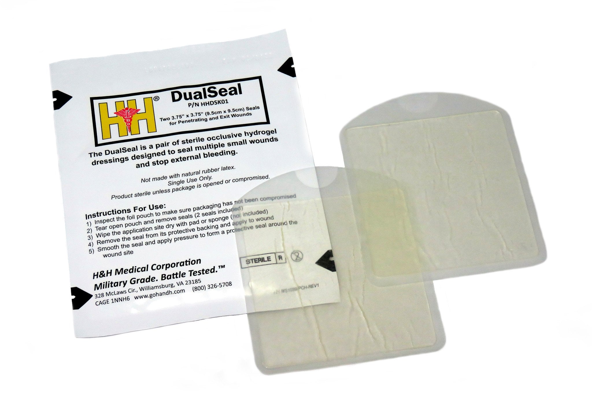 DualSeal™ Chest Seal Two-Pack
