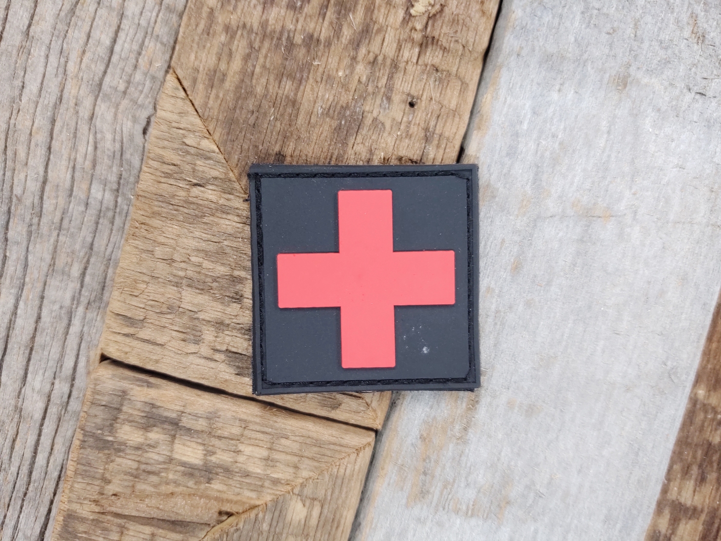 First Aid Velcro Patch - Red Cross