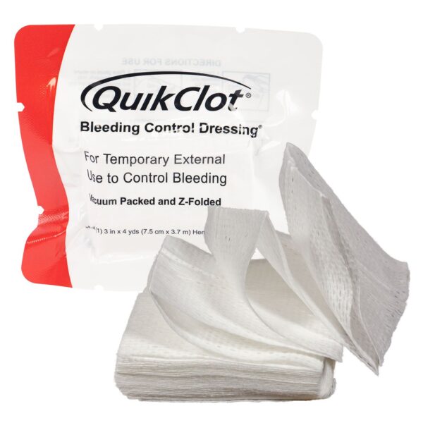 QuikClot Bleeding Control Dressing 3in x 48in - Image 2