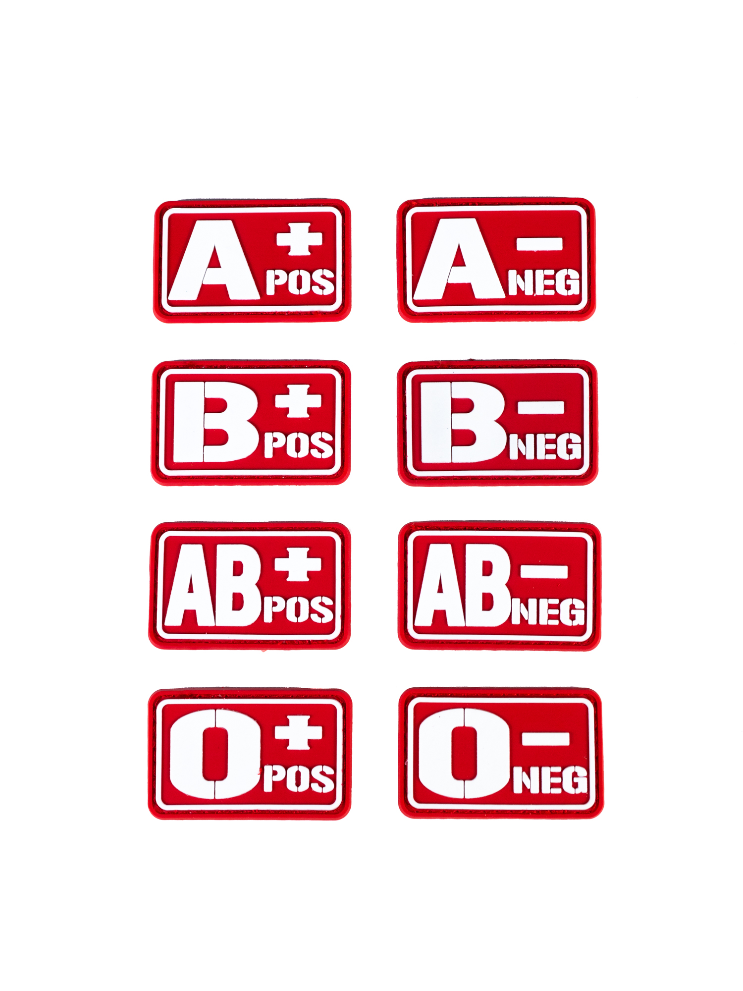 Medical Velcro Patches – Blood Type