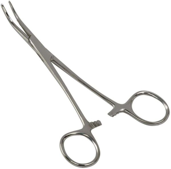 Curved Hemostatic Forceps