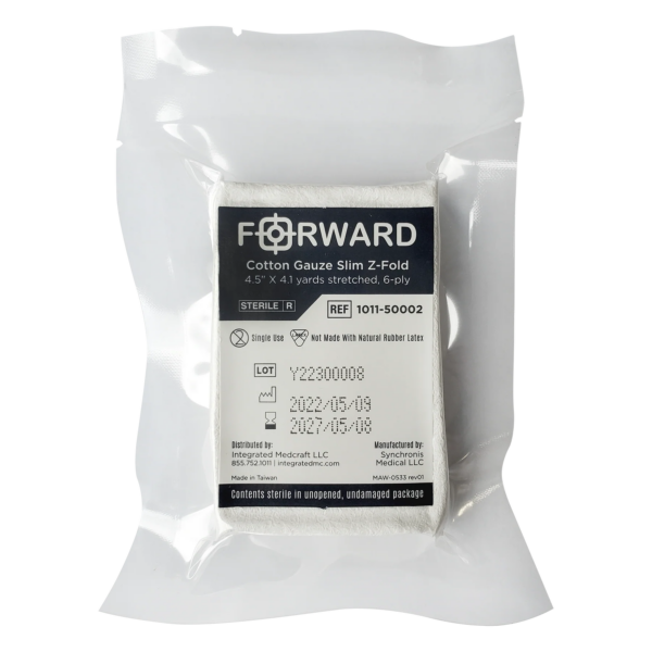 FORWARD Compressed Cotton Gauze Slim Z-Fold